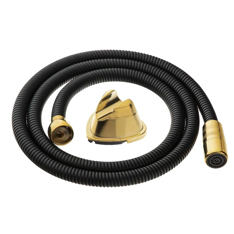 شیلنگ توالت مشکی طلایی (پس کرایه)