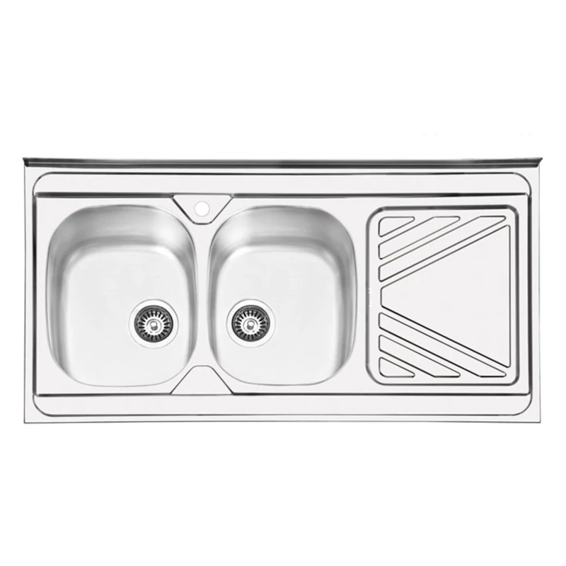 سینک ظرفشویی ایلیا استیل مدل 1028 فانتزی (پس کرایه)