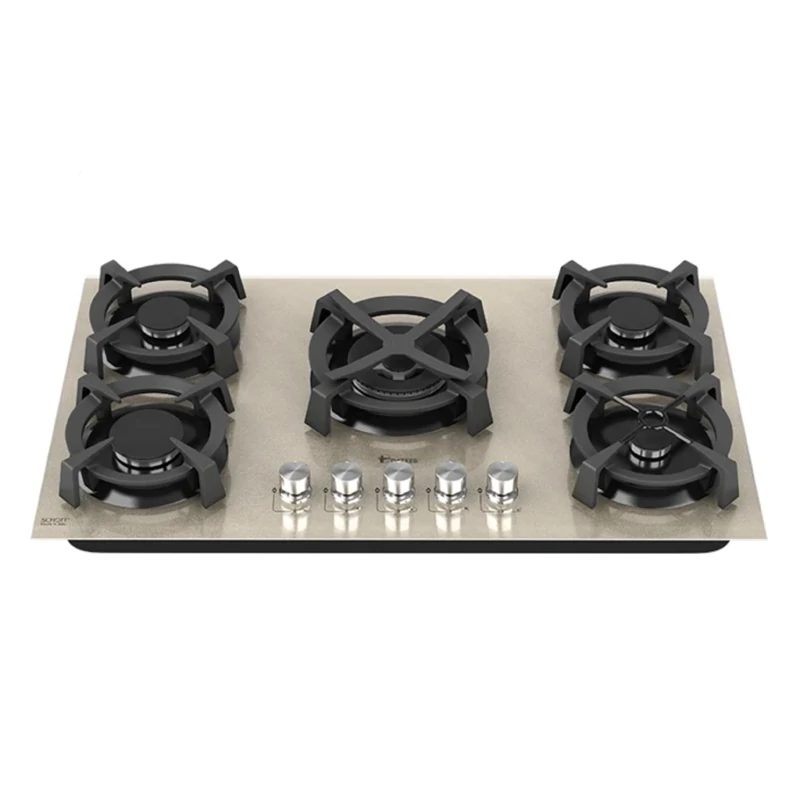 اجاق گاز صفحه ای داتیس مدل DG567 بژ ( شیشه شات ایتالیا) (پس کرایه)